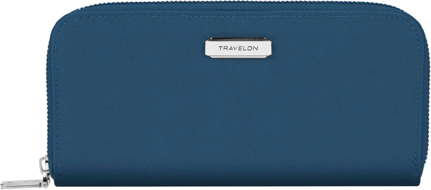 Travelon RFID Blocking Single Zip Wallet