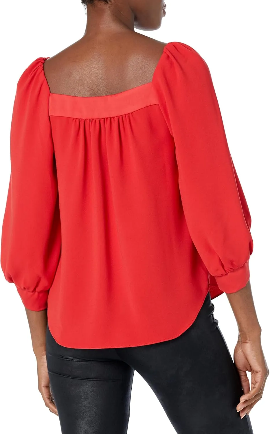 Trina Turk Women's Square Neck Blouse