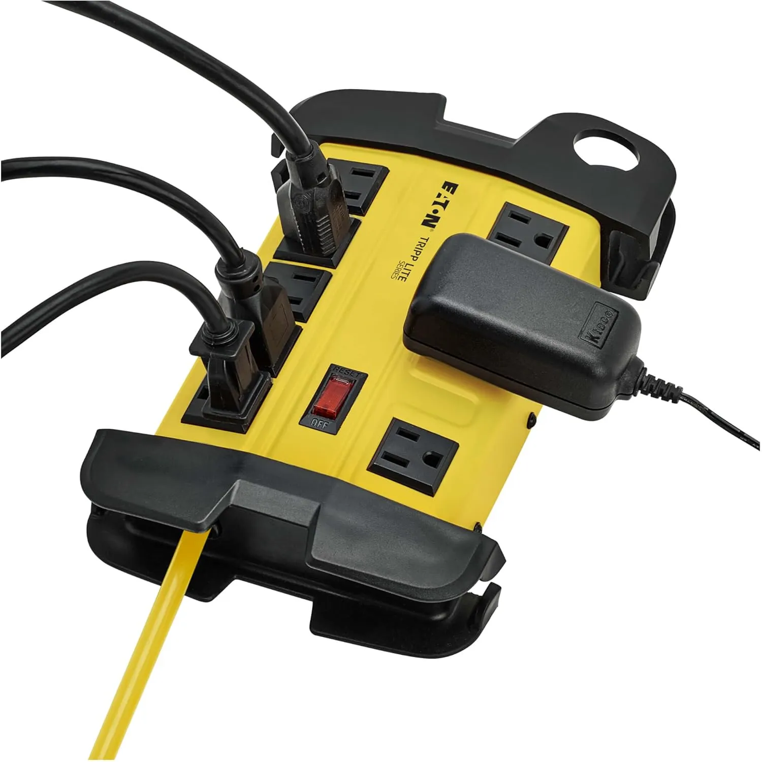 Tripp Lite 8 Outlet Safety Power Strip, 25ft Cord with GFCI 5-15P Plug, Hang Holes (TLM825GF)