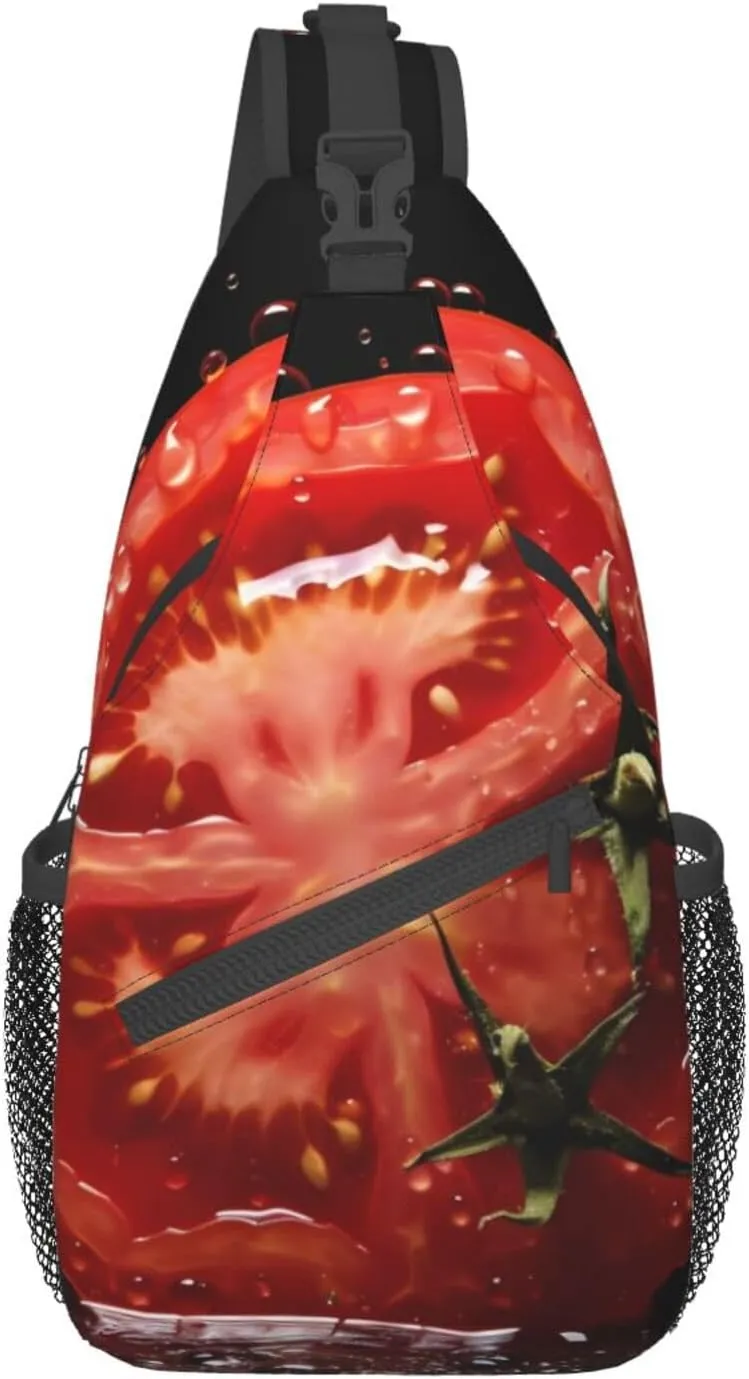 Tropical Rainforest Jungle Scene Print Cross Chest Bag Diagonally Men Cross Chest Bag Diagonally