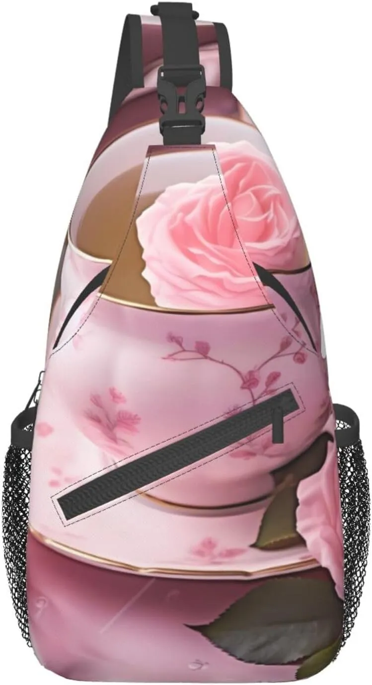 Tropical Rainforest Jungle Scene Print Cross Chest Bag Diagonally Men Cross Chest Bag Diagonally