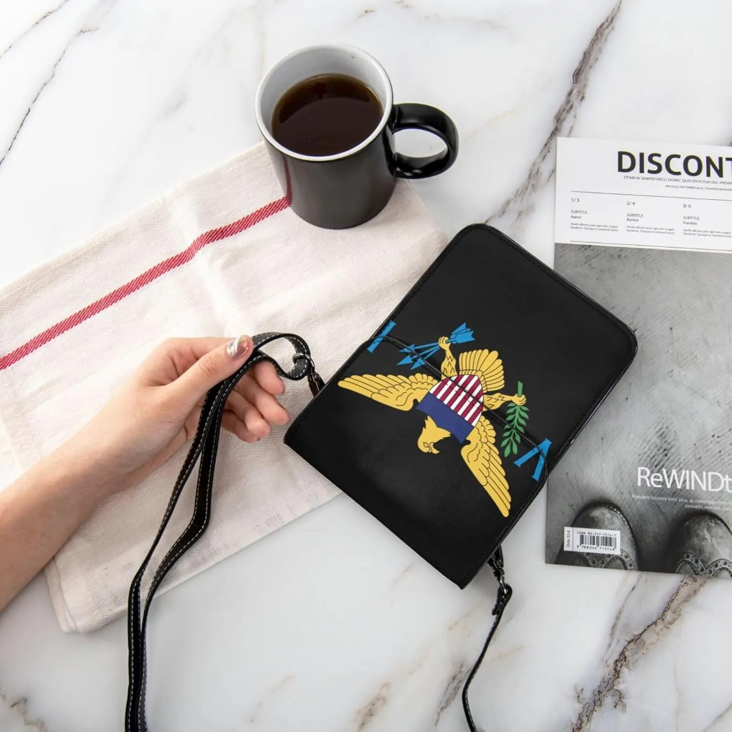 Ukraine Flag Sunflower Leather Crossbody Cell Phone Purse Small Wallet Bags Adjustable Phone Bag for Women