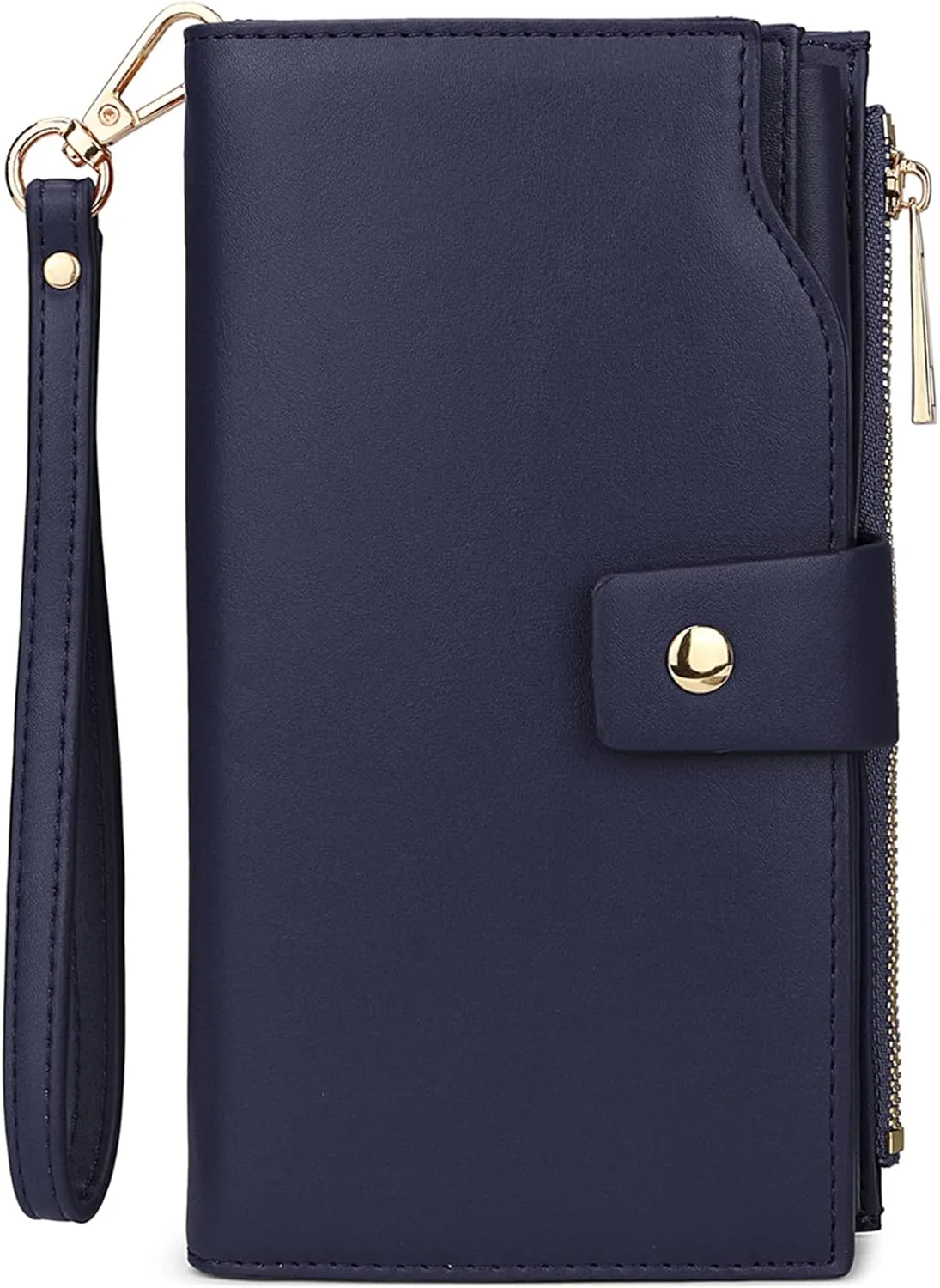 Uromee Wallet Women Vegan Leather RFID Blocking Large Ladies Wristlet Purse Card Holder Organizer Clutch