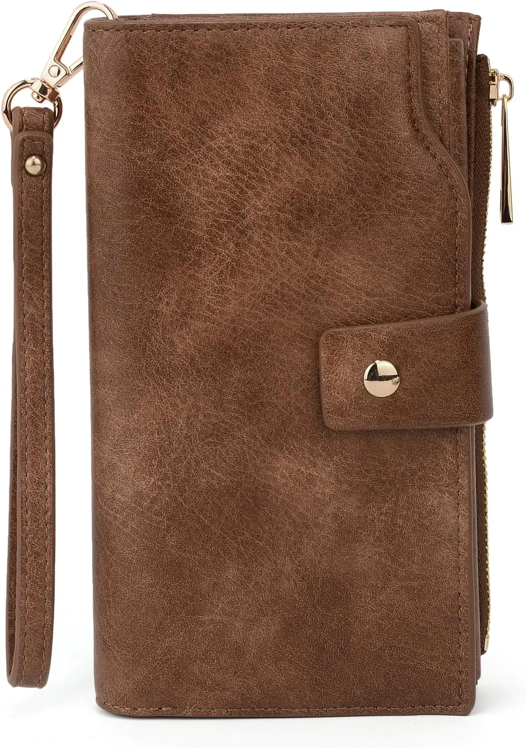 Uromee Wallet Women Vegan Leather RFID Blocking Large Ladies Wristlet Purse Card Holder Organizer Clutch