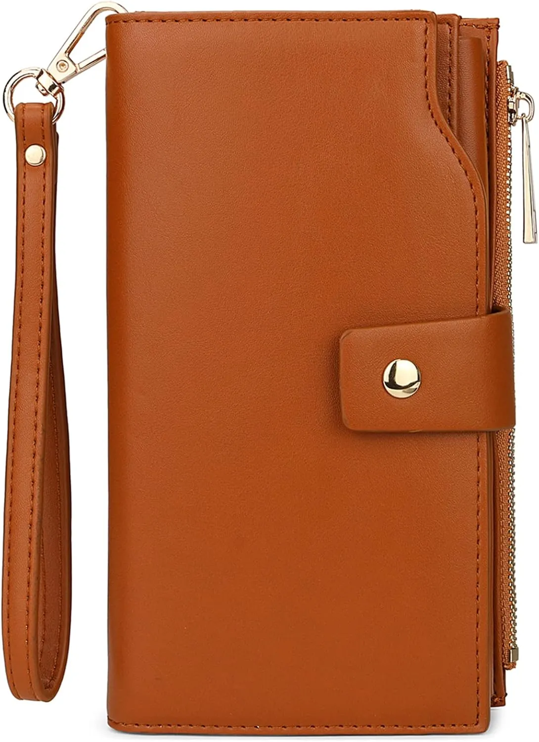 Uromee Wallet Women Vegan Leather RFID Blocking Large Ladies Wristlet Purse Card Holder Organizer Clutch