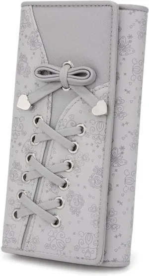 UTO RFID Wallet for Women Large Capacity PU Leather Card Holder Phone Case Zipper Pocket Purse Clutch