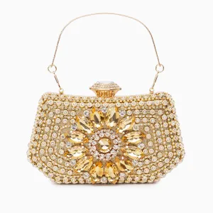 Valentina Sparkling Diamond Clutch Bag