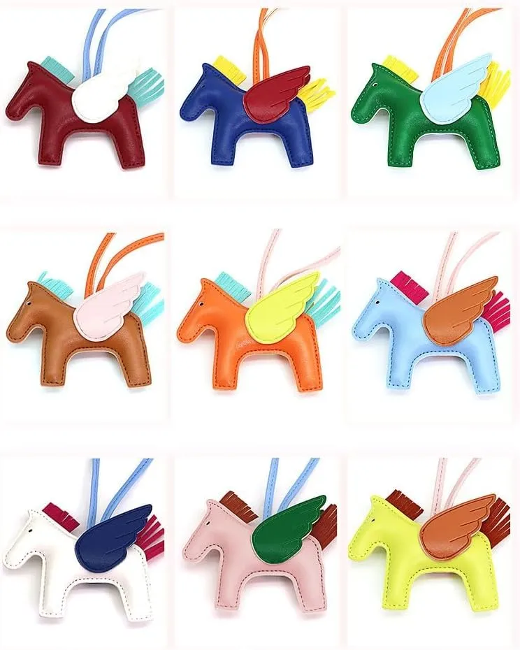 Vegan Leather Bag Charms Purse Charms for Handbags Preppy Stuff Designer Cute Keychains for Women Car Accessories