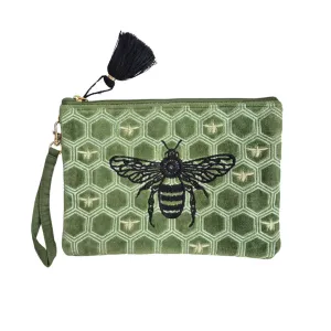 Velvet Pouch - Green