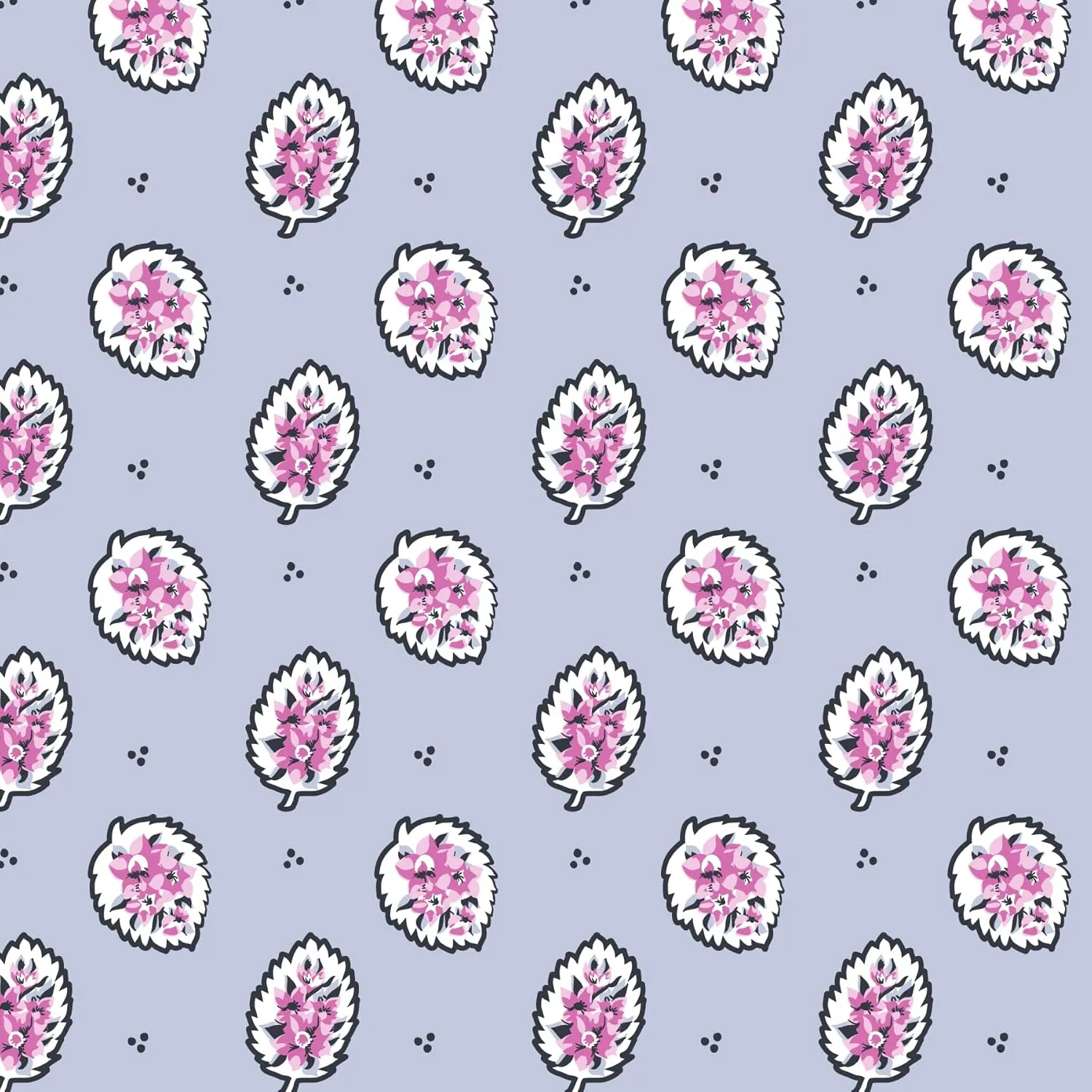 Vera Bradley Cotton Finley Small Wallet with RFID Protection, Magnifique Leaf