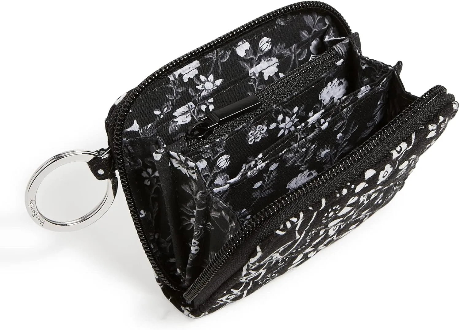 Vera Bradley Cotton Petite Zip-Around Wallet with RFID Protection