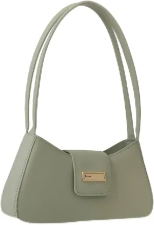 Verdusa Women's PU Leather Handbag Underarm Shoulder Bag Zipper Purses