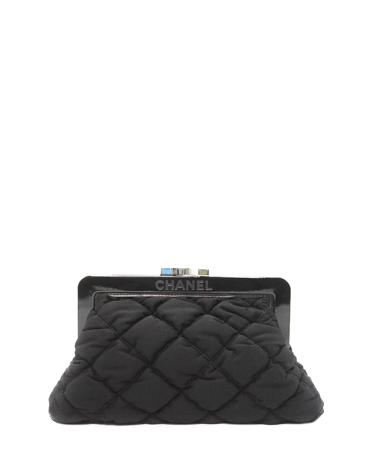 Vintage Fabric Clutch Black