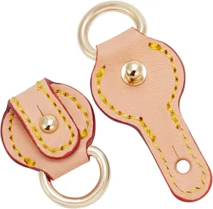 WEBEEDY 1 Pair D Rings for Leather Strap, Metal D-Ring Anti-wear Buckles Clasp Bag Repair Findings for DIY Leather Craft Saddle Bag Handbags Crossbody Bag Purse Wallet, 12mm/0.47" Wide