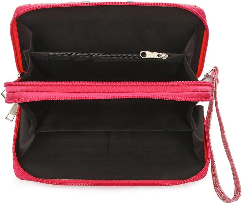 Western Style Spring Butterfly Flower Purse Women Country Handbag Rhinestone Stud Shoulder Bag Wallet Set