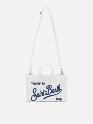 White Sangallo lace Phone Bag