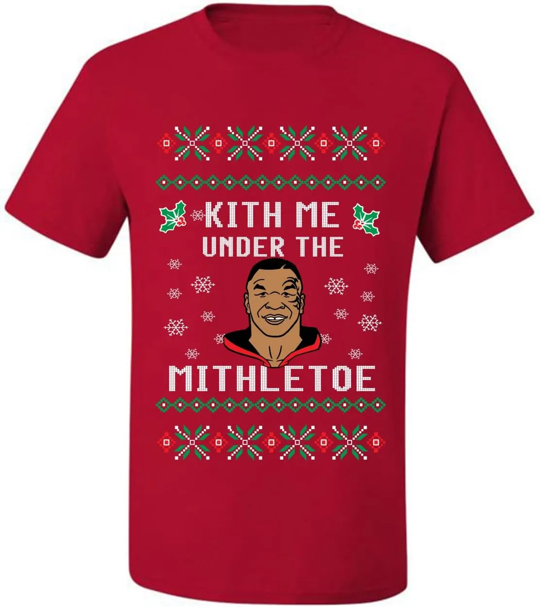 Wild Bobby Merry Chrithmith | Mens Ugly Christmas Tee Graphic T-Shirt