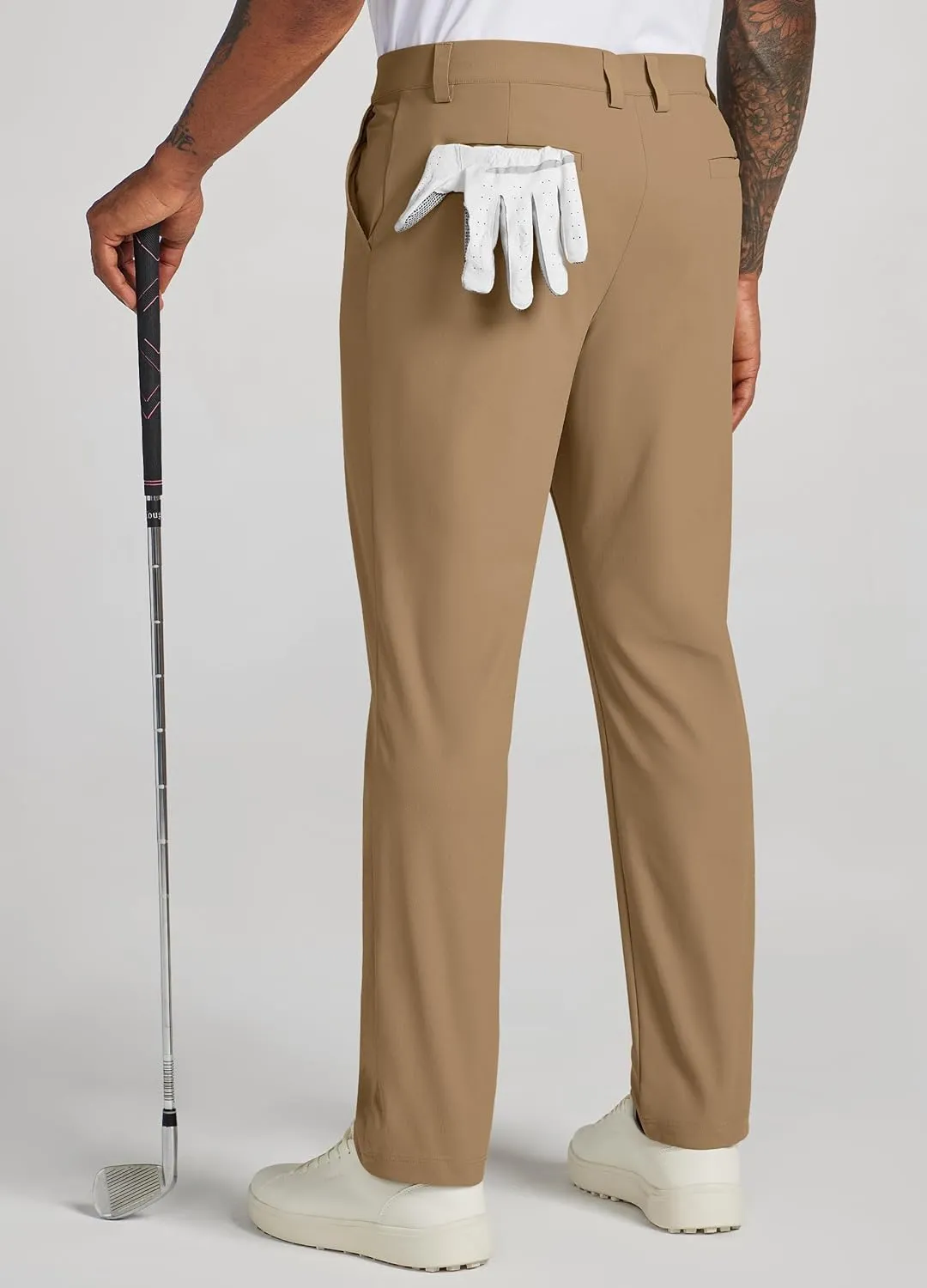 Willit Mens Golf Pants Stretch Dress Pants Quick Dry Work Business Slacks Casual Pants with 4 Pockets 30"/32"/34"
