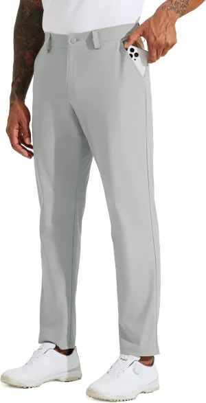 Willit Mens Golf Pants Stretch Dress Pants Slim Fit Quick Dry Casual Work Pants with Pockets 30"/32"