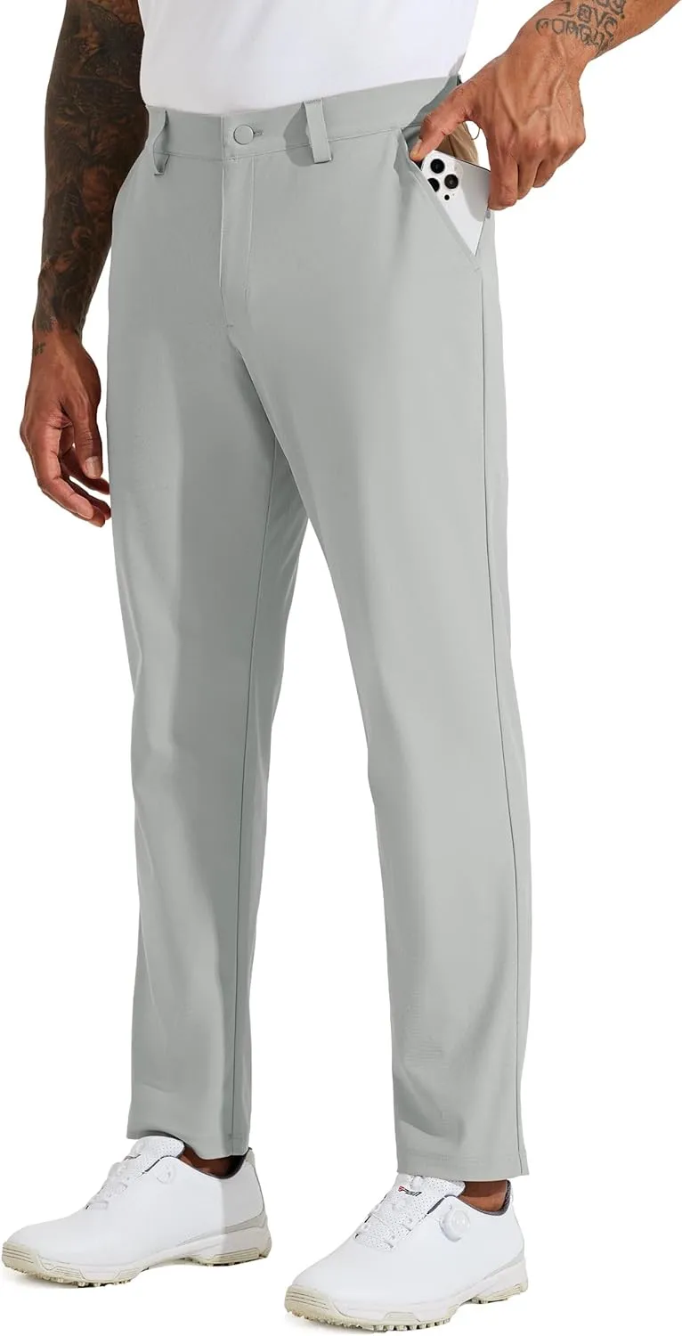 Willit Mens Golf Pants Stretch Dress Pants Slim Fit Quick Dry Casual Work Pants with Pockets 30"/32"