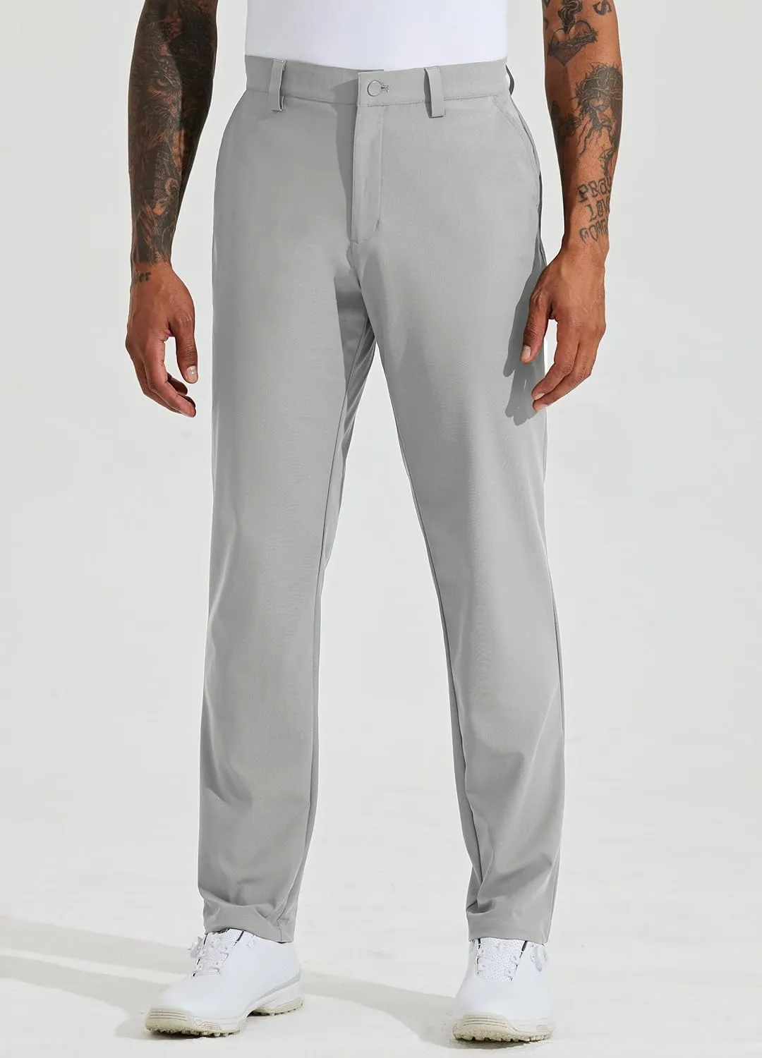 Willit Mens Golf Pants Stretch Dress Pants Slim Fit Quick Dry Casual Work Pants with Pockets 30"/32"