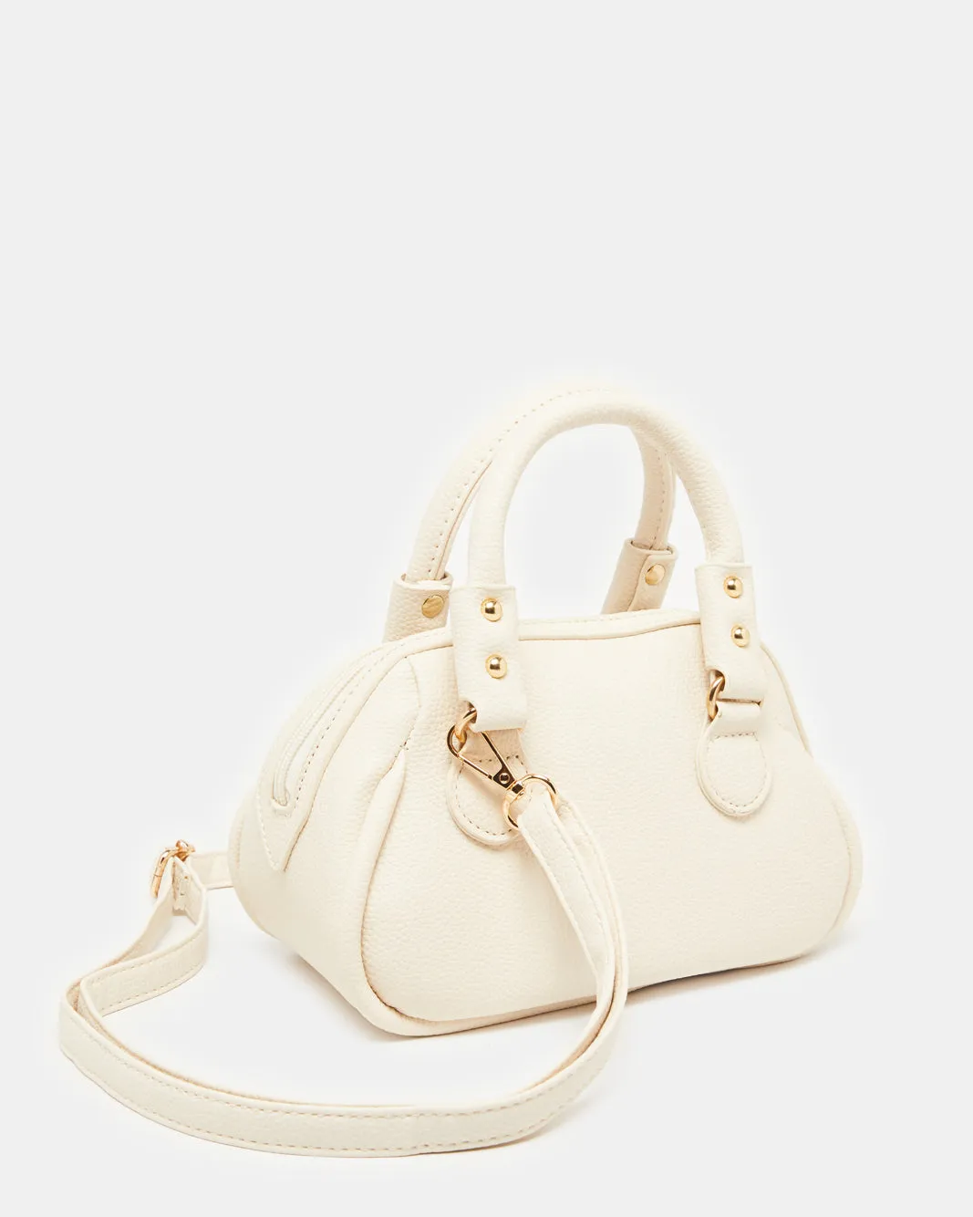 Women Beige Embellished Day Bag