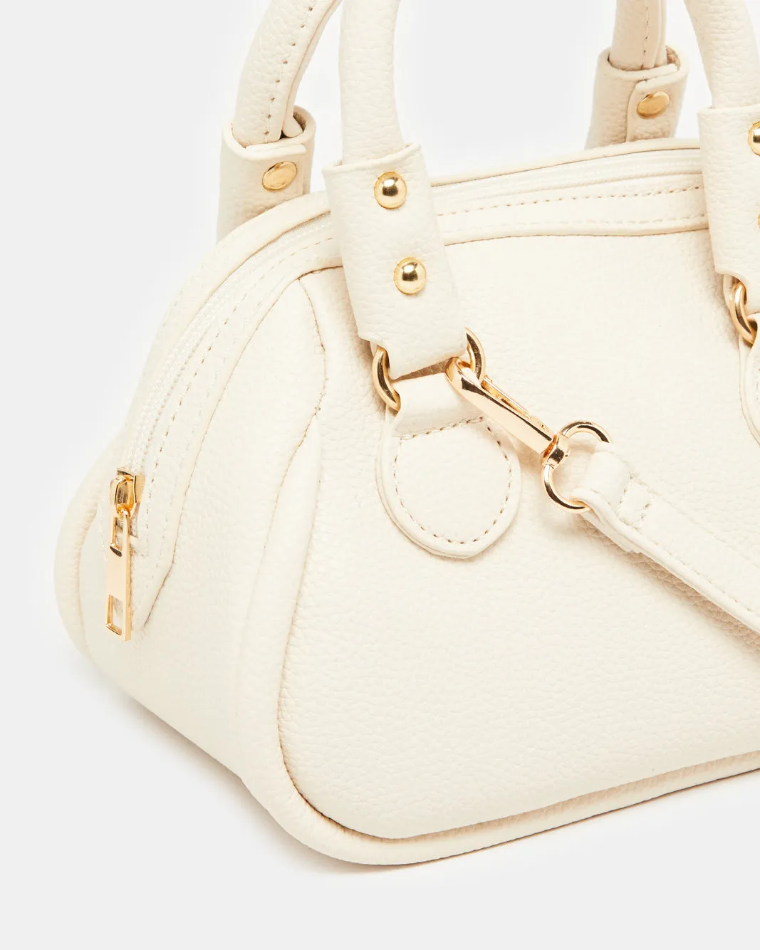 Women Beige Embellished Day Bag