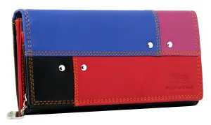 Women Colorful Genuine Leather RFID Purse