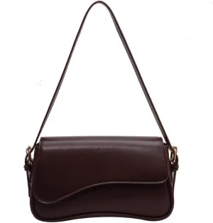 Women Saddle Shoulder Bag Y2K Trendy Vegan Leather Purse Retro Hobo Handbags Zipper Clutch with 2 Removable Strap