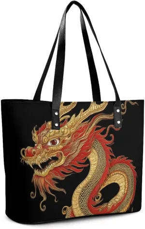 Women Tote Bag PU Leather Travel Shoulder Bags Casual Handbags