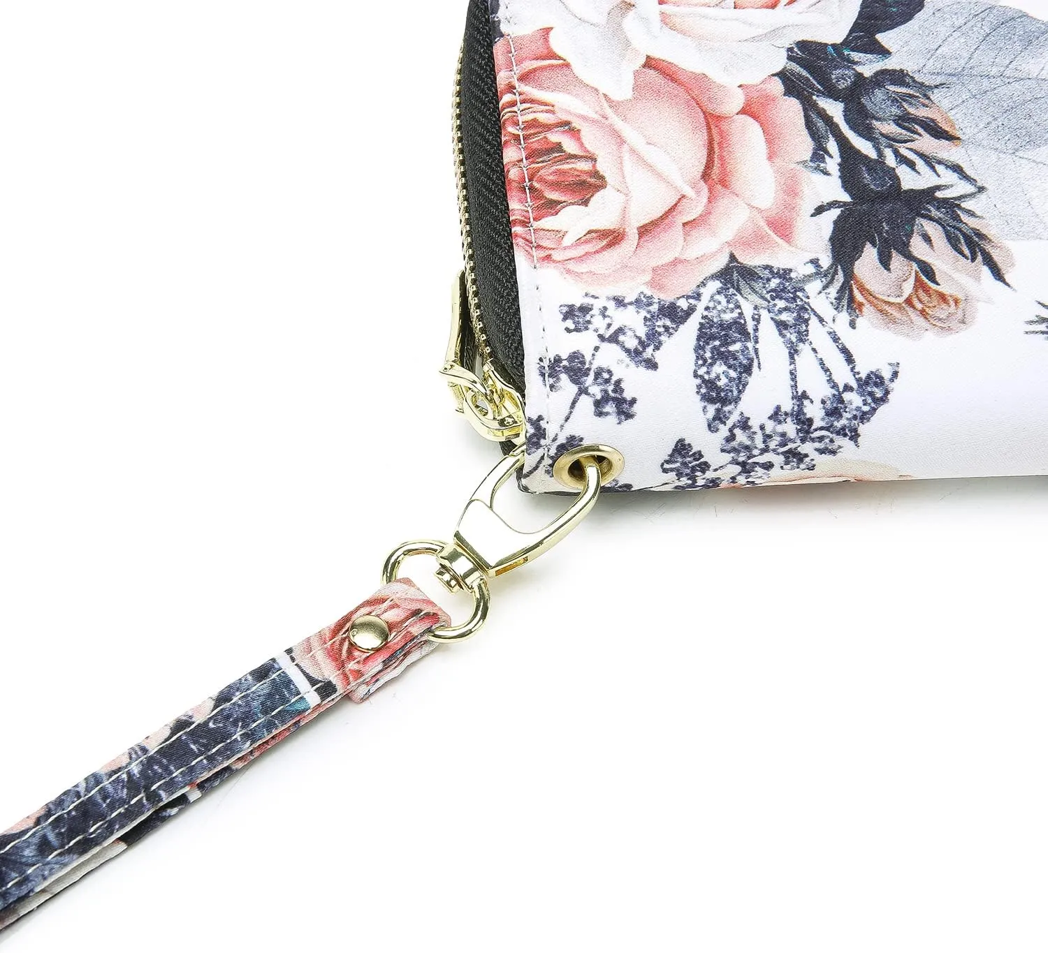 Women Wallet Card RFID For Womens Holder Blocking Credit Small Zipper Purse Pocket Bifold Slim Coin ID Ladies Wristlet Clutch Large Capacity Window Case Travel Zip Women's