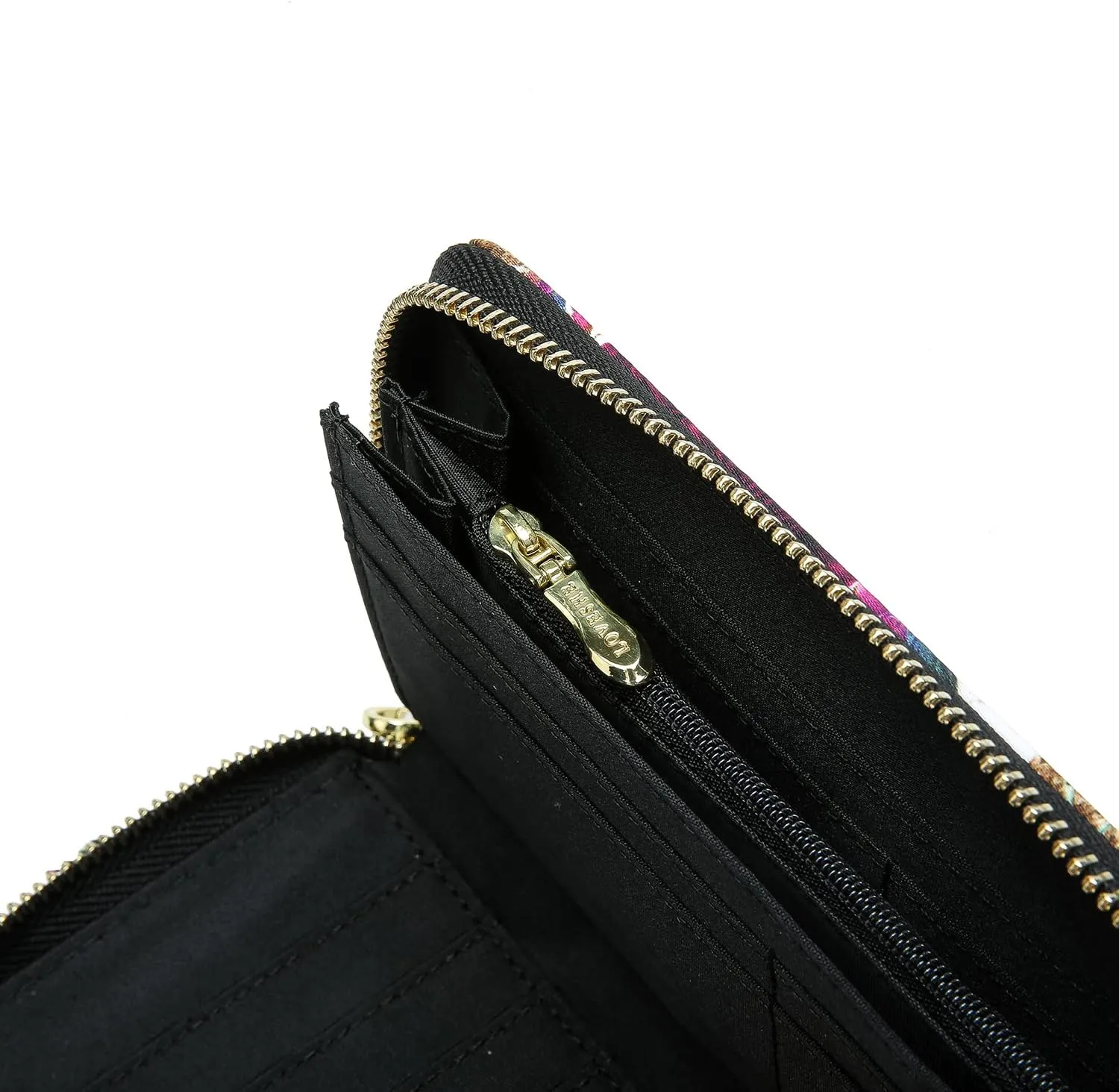 Women Wallet Card RFID For Womens Holder Blocking Credit Small Zipper Purse Pocket Bifold Slim Coin ID Ladies Wristlet Clutch Large Capacity Window Case Travel Zip Women's