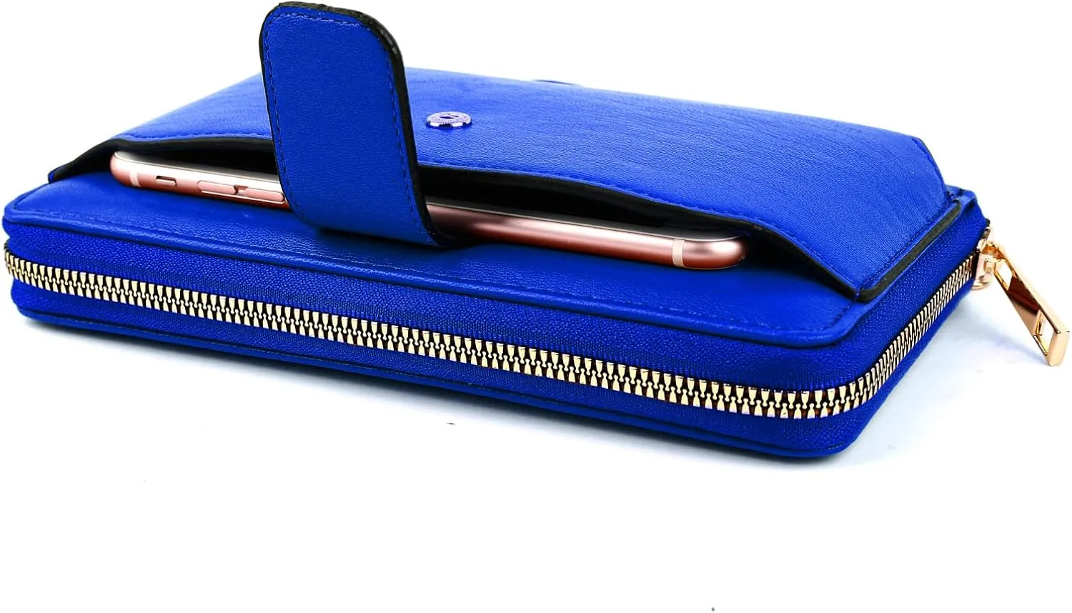 Women Wristlet Wallet with Cell Phone Holder RFID