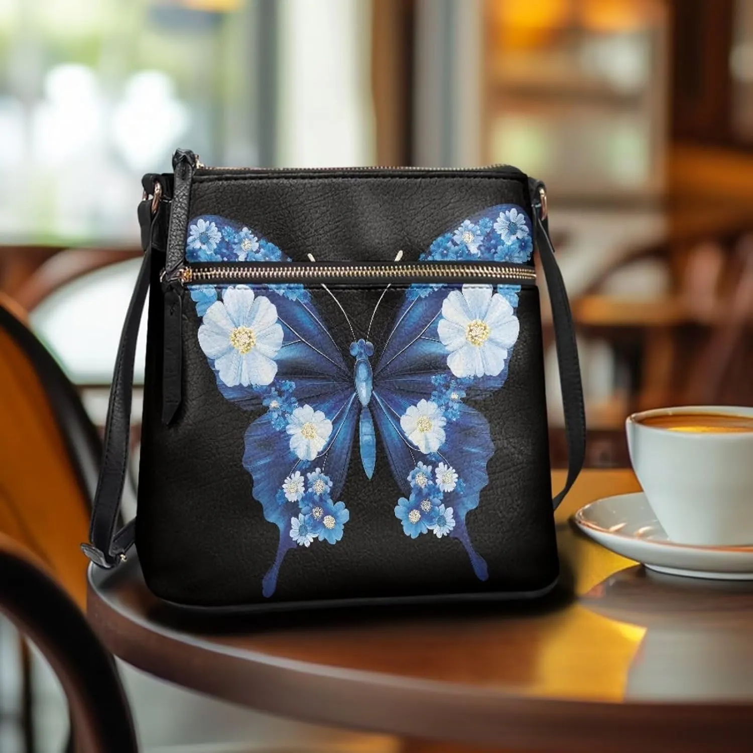Women's Crossbody Bag Purse Shoulder Bag with Adjustable Strap,Trendy Leather Hobo Handbags Sling Bag Purse