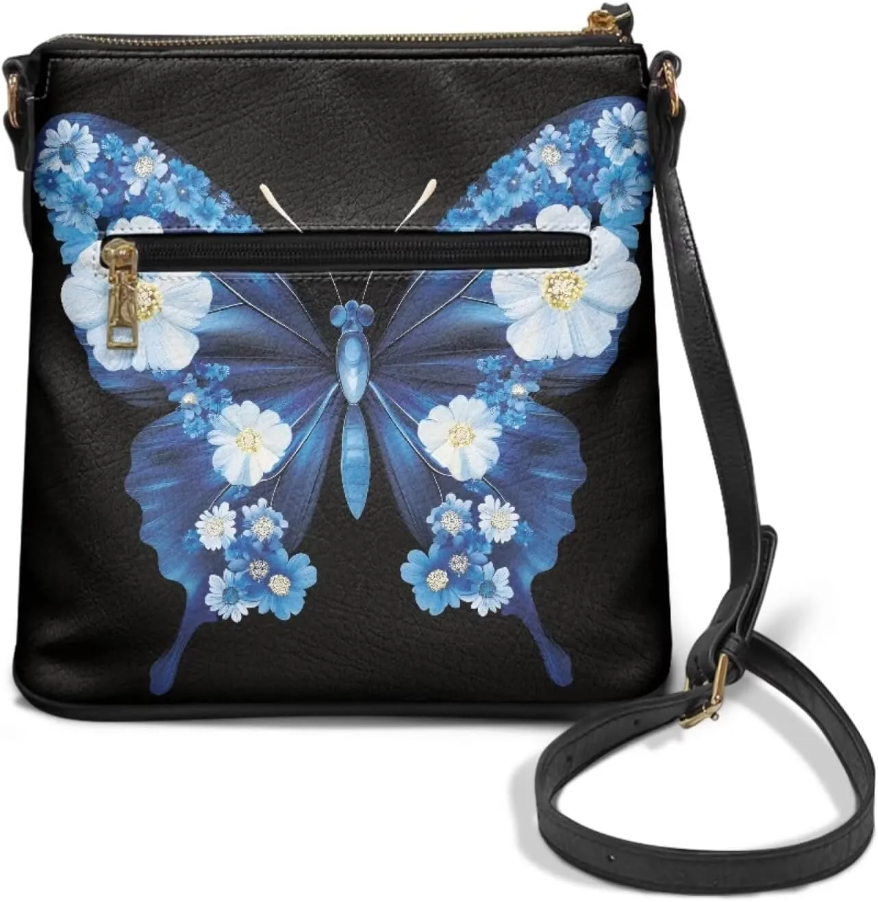 Women's Crossbody Bag Purse Shoulder Bag with Adjustable Strap,Trendy Leather Hobo Handbags Sling Bag Purse