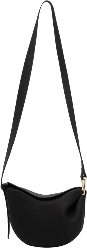 Women's Fashion Cowhide Shoulder Pea Crossbody Bag