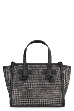 Women's Miss Marcella Embellished Handbag in Black | BS8065STRASS Color 13661