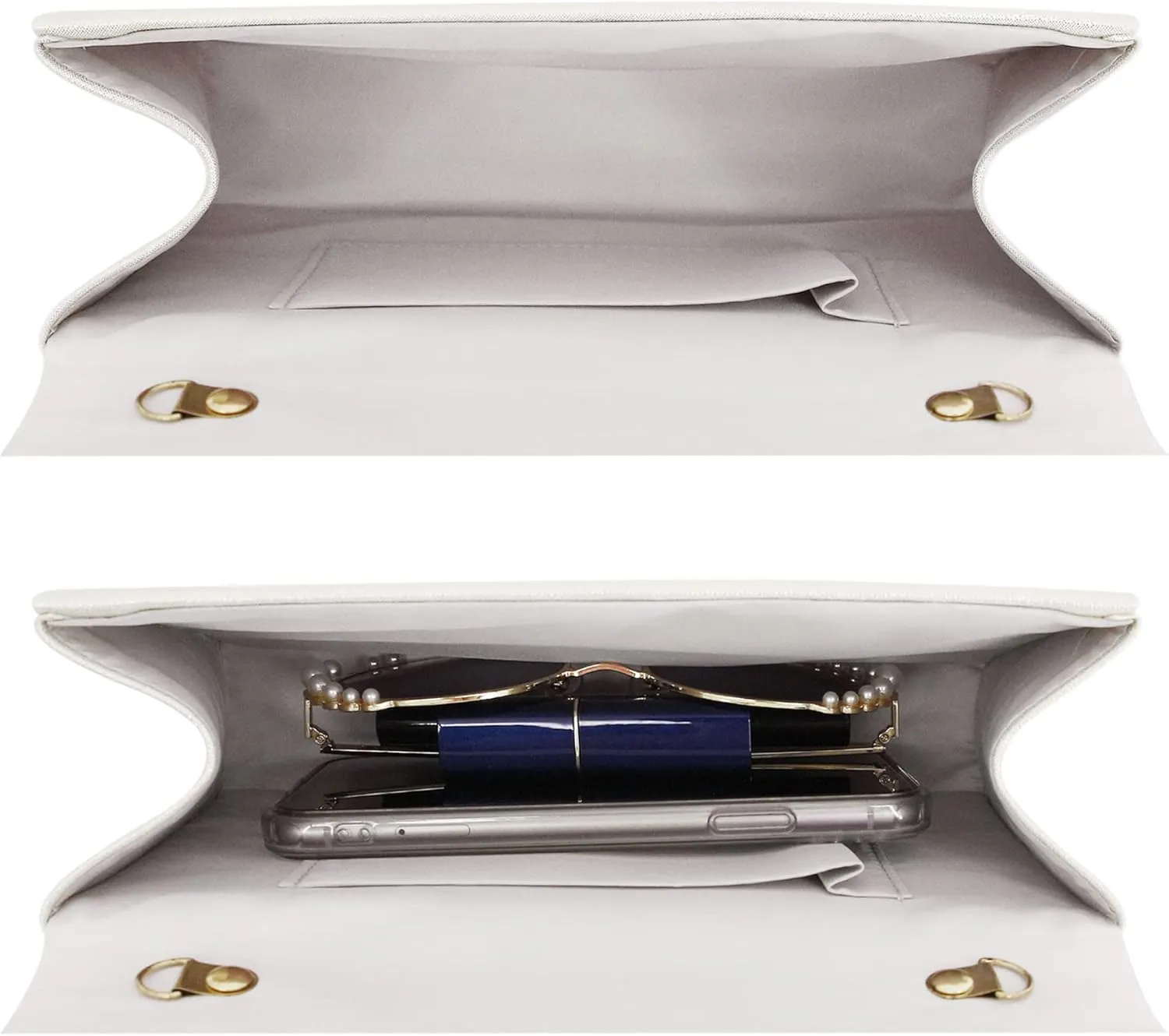 Women's PU Leather Clutches Evening Bag Wedding Purses Cocktail Prom Handbags