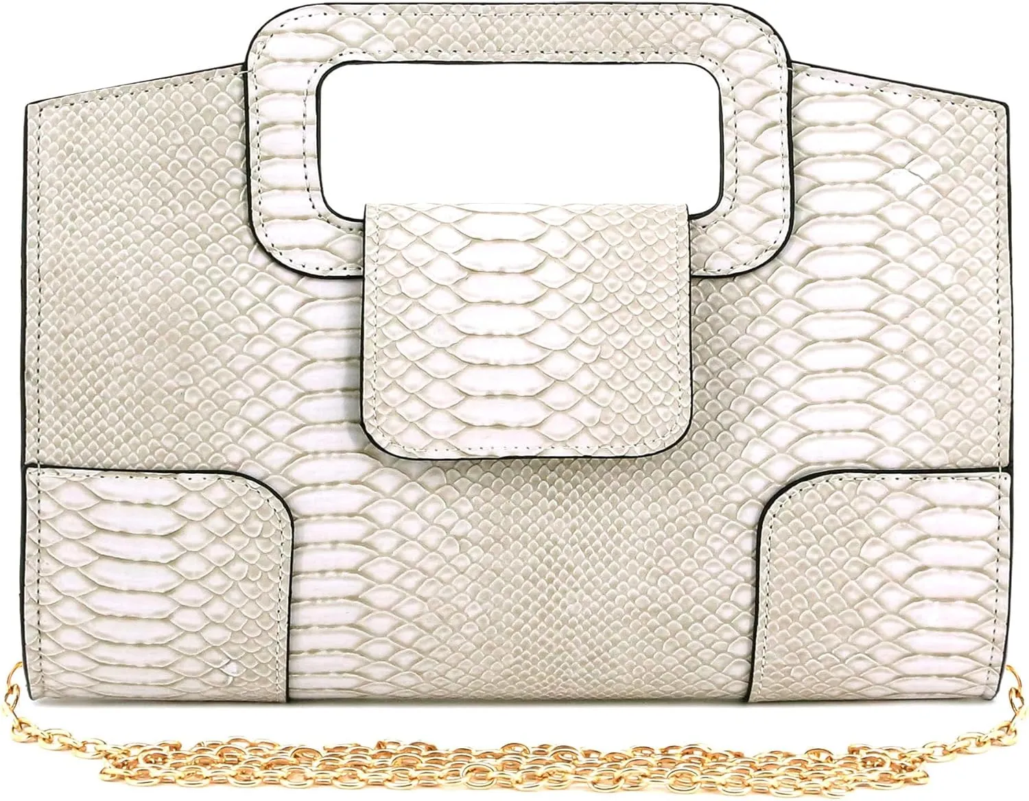 Women's PU Leather Clutches Evening Bag Wedding Purses Cocktail Prom Handbags