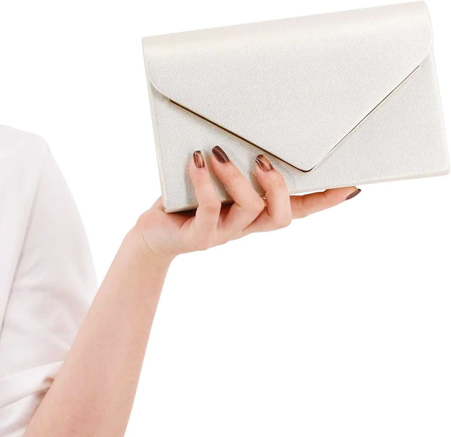 Women's PU Leather Clutches Evening Bag Wedding Purses Cocktail Prom Handbags
