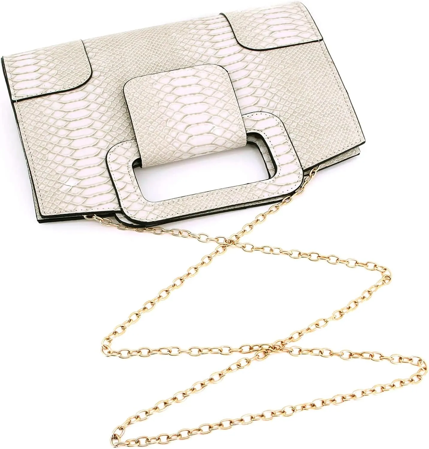 Women's PU Leather Clutches Evening Bag Wedding Purses Cocktail Prom Handbags