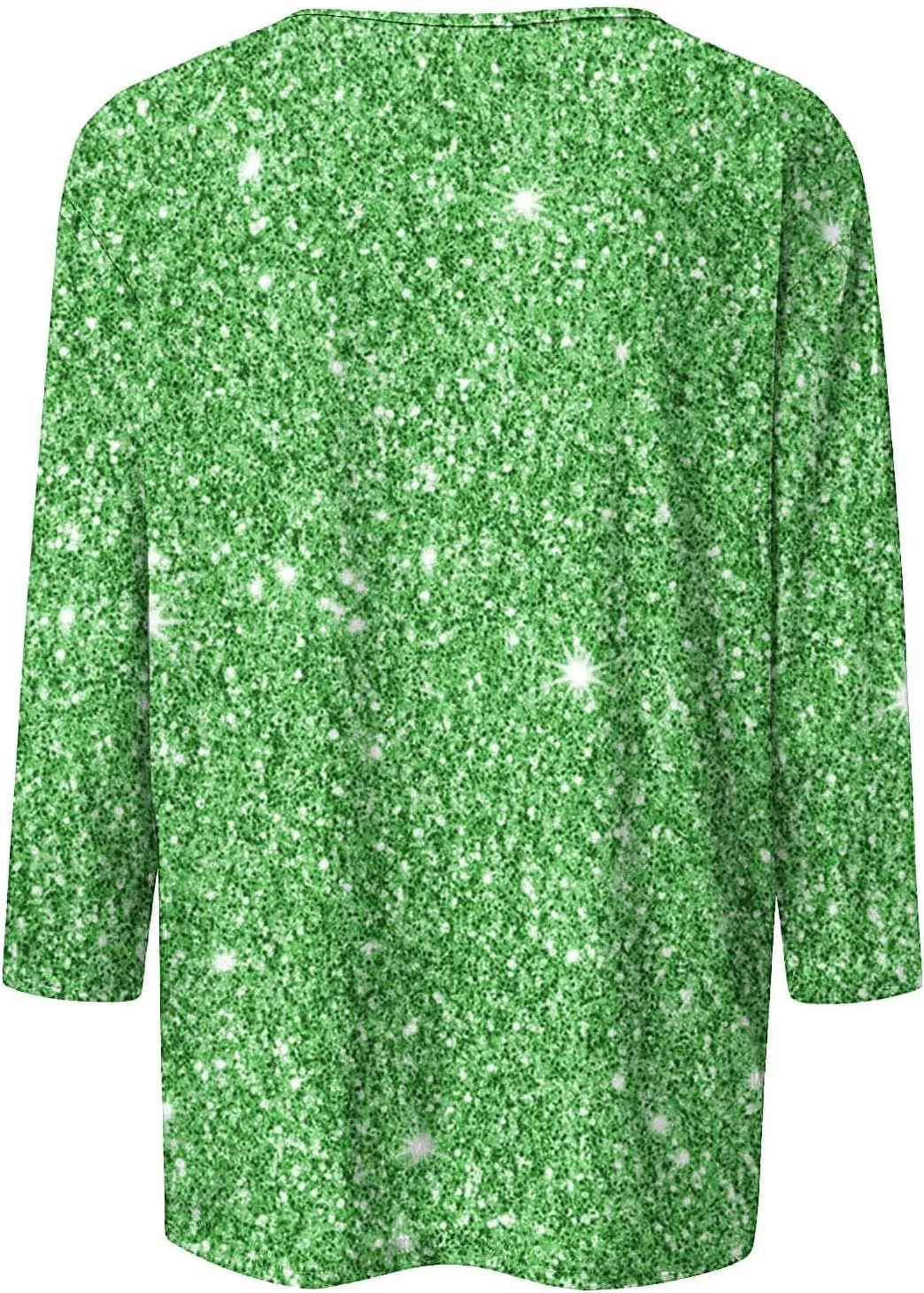 Womens Sparkle T Shirts Casual Glitter Dressy Flowy Tops Comfy Round Neck Long Sleeve Blouse Trendy 2024 Fall Clothes