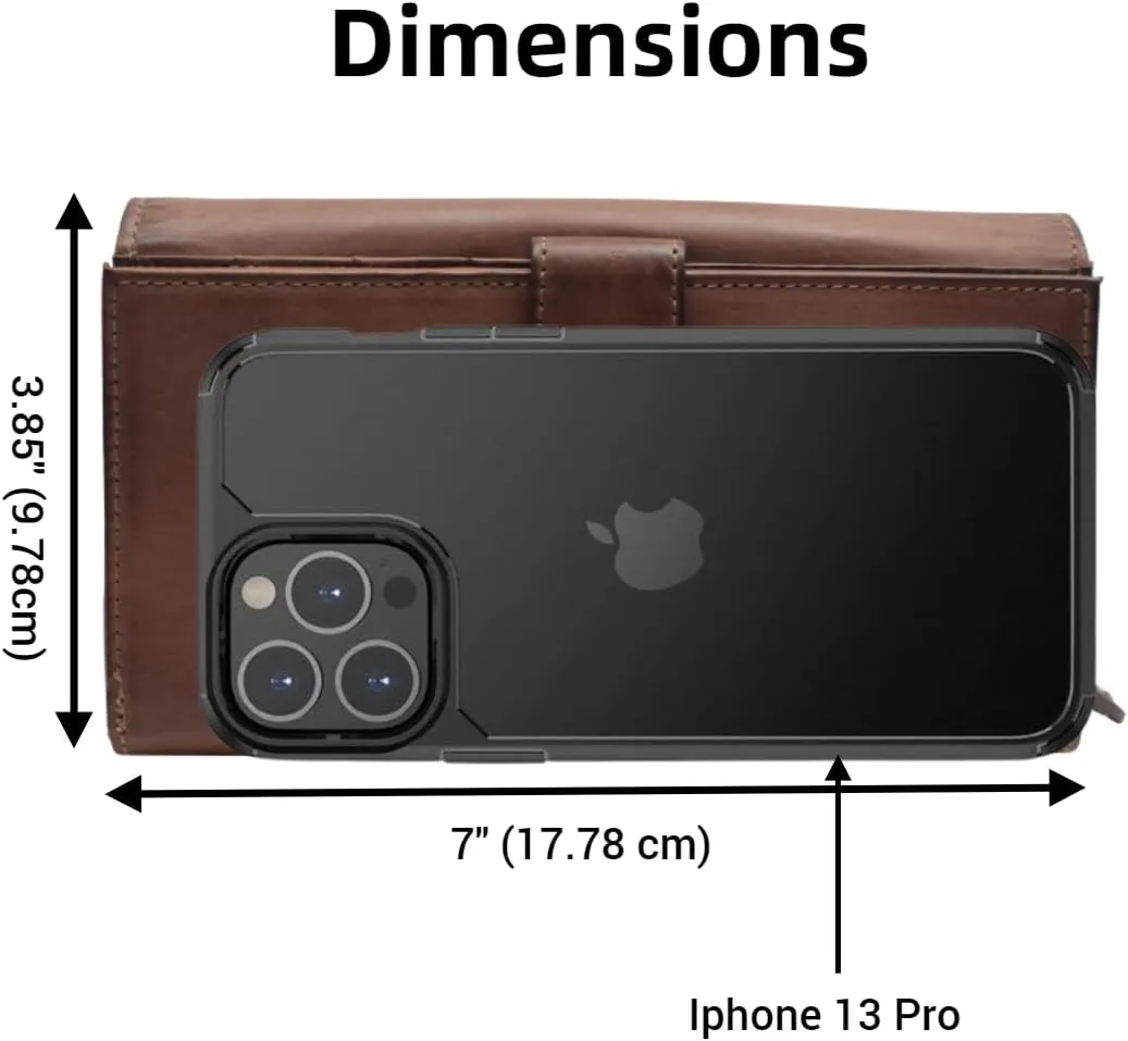 Womens Wallet RFID Blocking Genuine Leather Large Capacity Clutch Purse Smartphone Wallet Credit Card Holder (Brown)