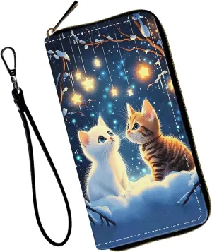 Women's Wallets,Wallet Wristlet for Women (Removable Wristlet)
