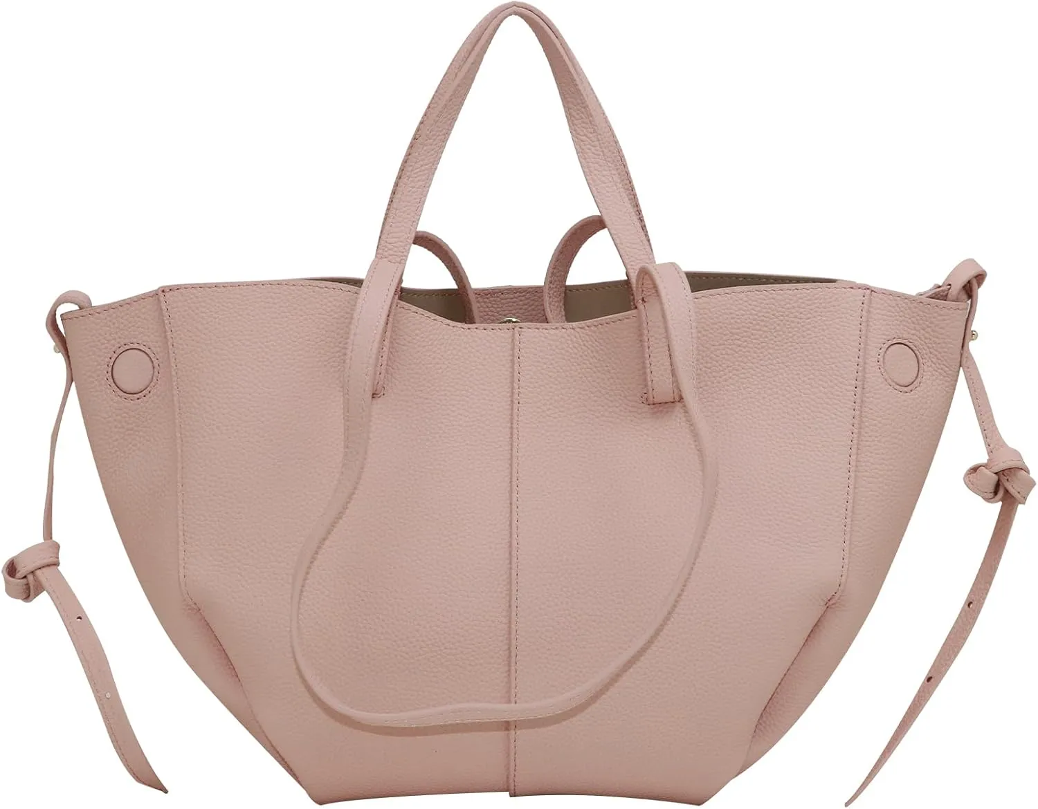 Work Bag Faux Leather Tote Bag for Women Trendy Handbag Purse Fall Shoulder Bag with Magnetic Closure