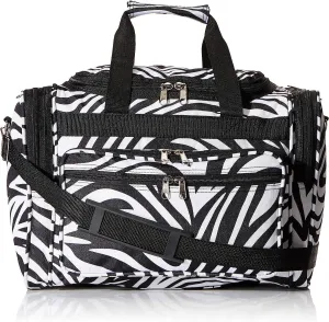 World Traveler 81T16-163 Duffle Bag, One Size, Black Trim Zebra