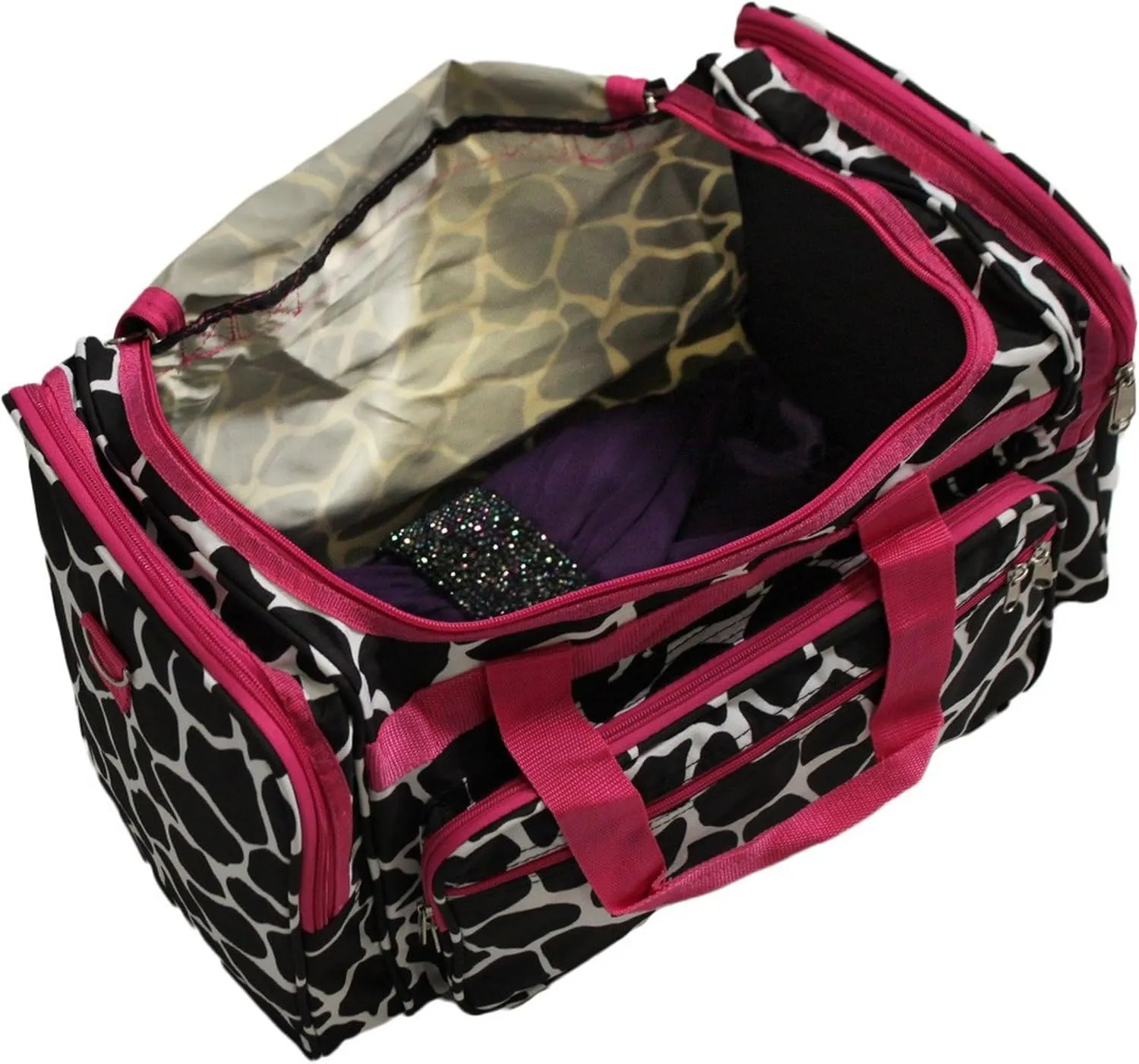World Traveler Giraffe, Fuchsia Trim Gi, 19-Inch