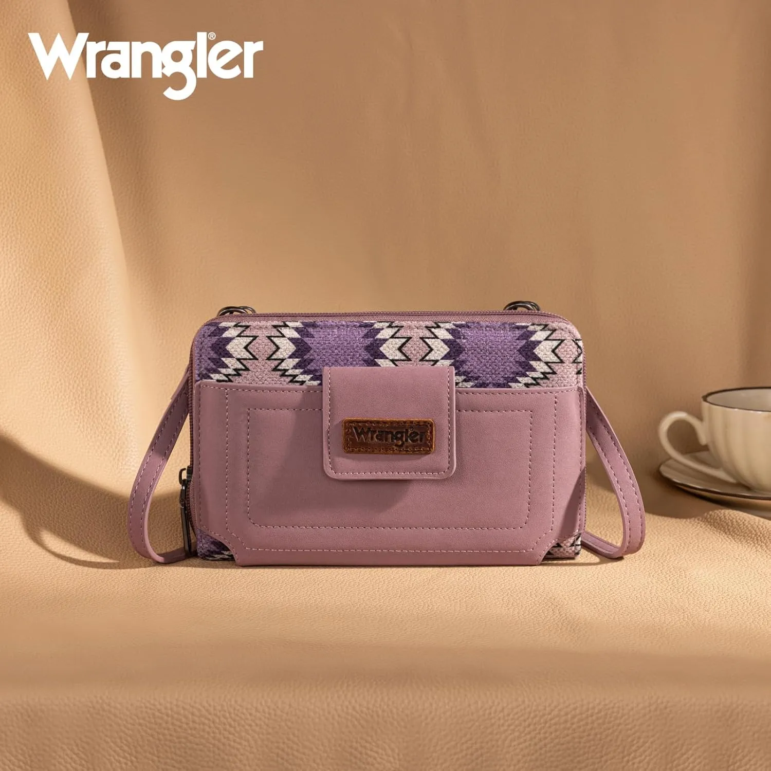 Wrangler Crossbody Wallet Purse Women's Cellphone Bag with RFID Card Slots