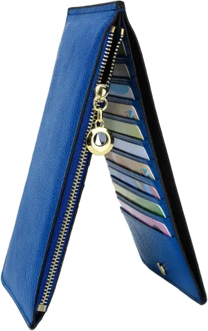 YALUXE Women's RFID Blocking Genuine Leather Wallets Cell Phone Pocket Card Holder Organizer Coin Purse with Zipper Pocket