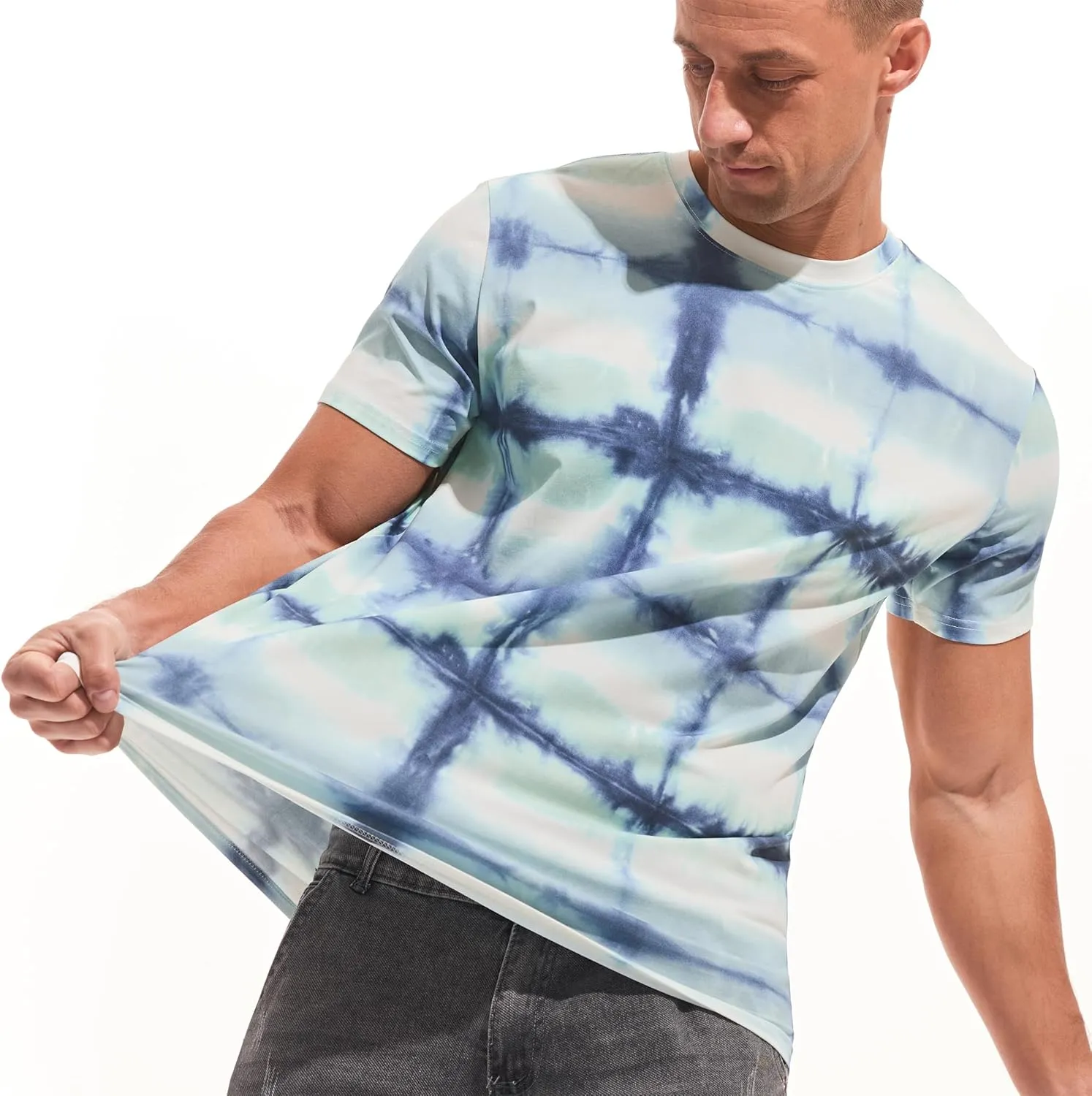 YININF Mens Hipster Hip Hop Short Sleeve Print T-Shirt Shirts Men